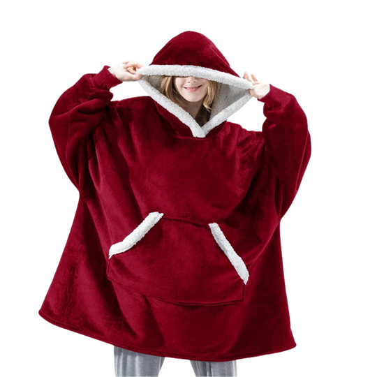 WarmWrap | Kuscheliger Oversize-Decken-Hoodie10