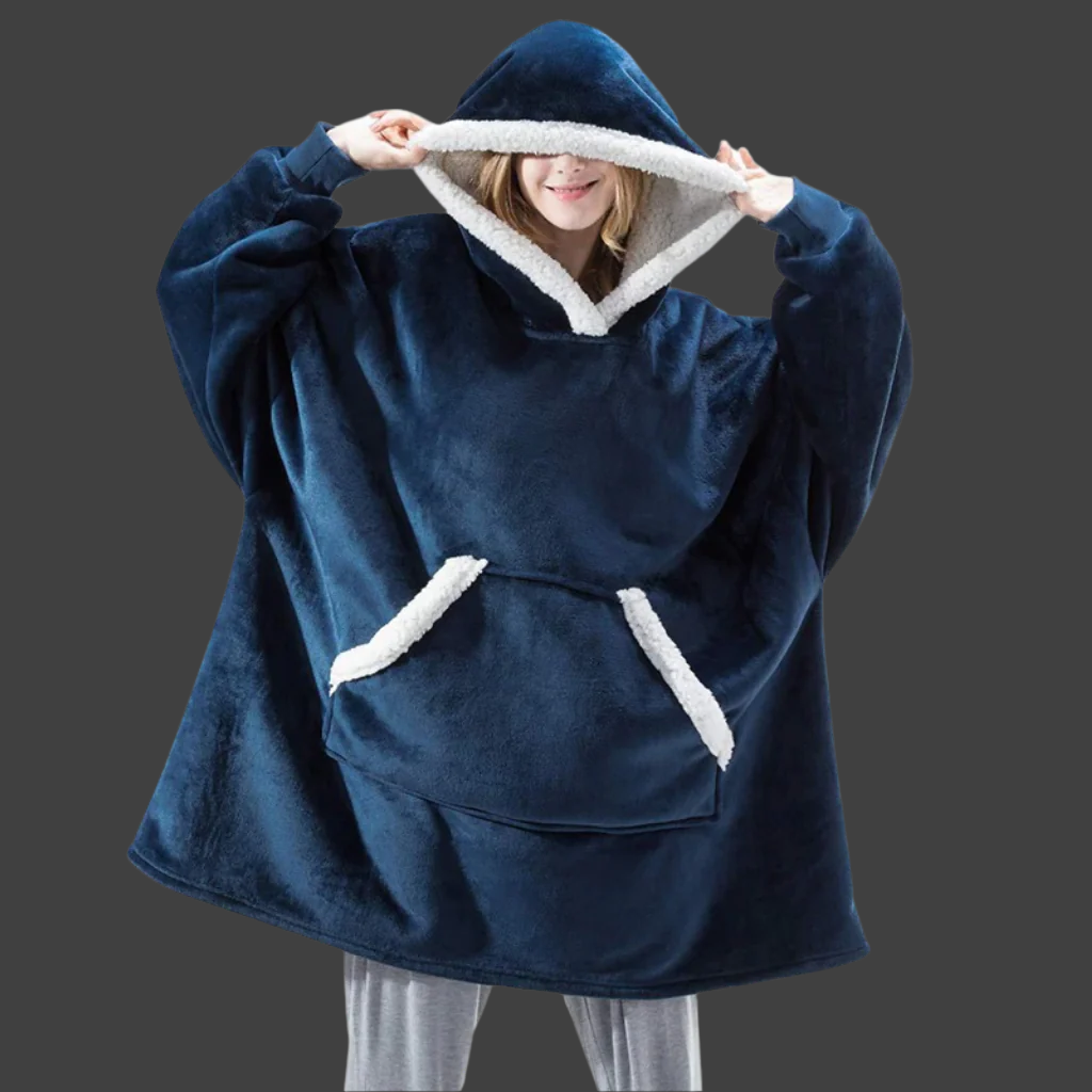 WarmWrap | Kuscheliger Oversize-Decken-Hoodie2