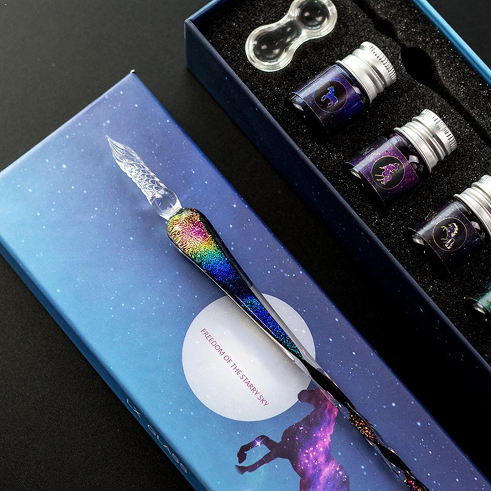 InkCraft | Exquisites Kalligrafie Glas Dip Pen Set