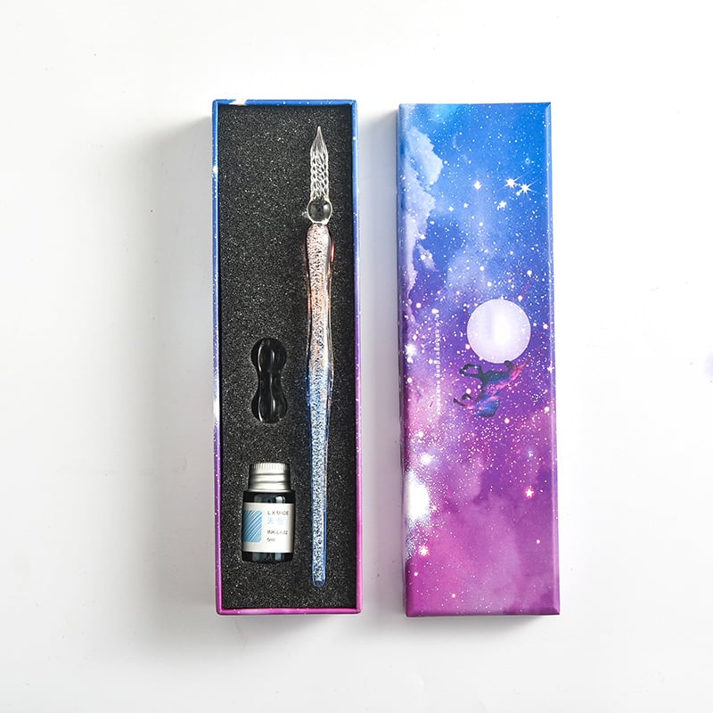 InkCraft | Exquisites Kalligrafie Glas Dip Pen Set