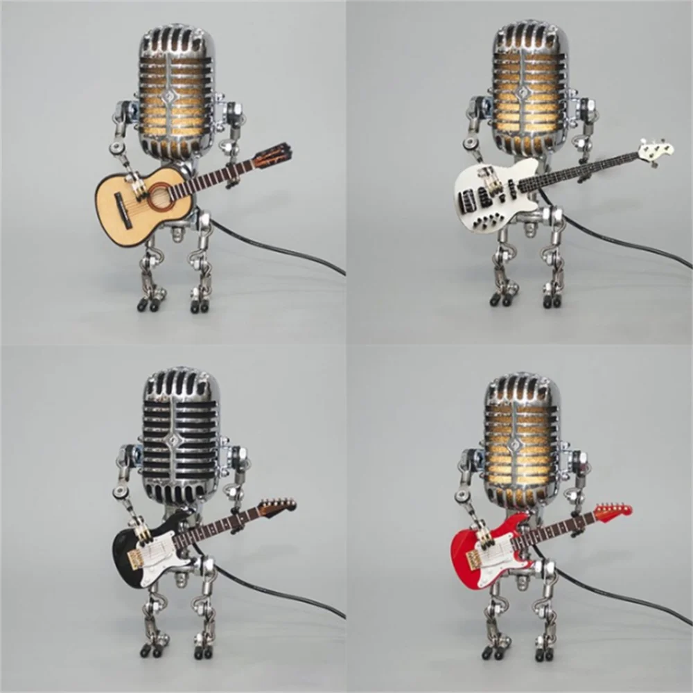 GuitarGlow | Einzigartige Gitarren-Roboterlampe