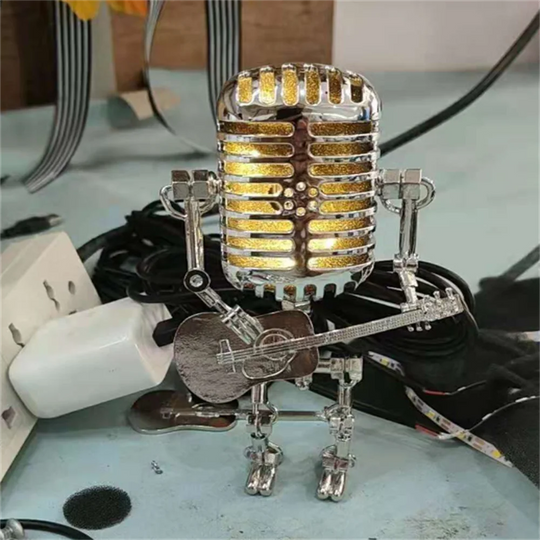 GuitarGlow | Einzigartige Gitarren-Roboterlampe