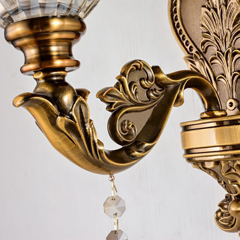 LumiHeritage | Elegante Vintage-Gold-Wandleuchte