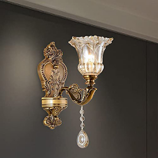 LumiHeritage | Elegante Vintage-Gold-Wandleuchte